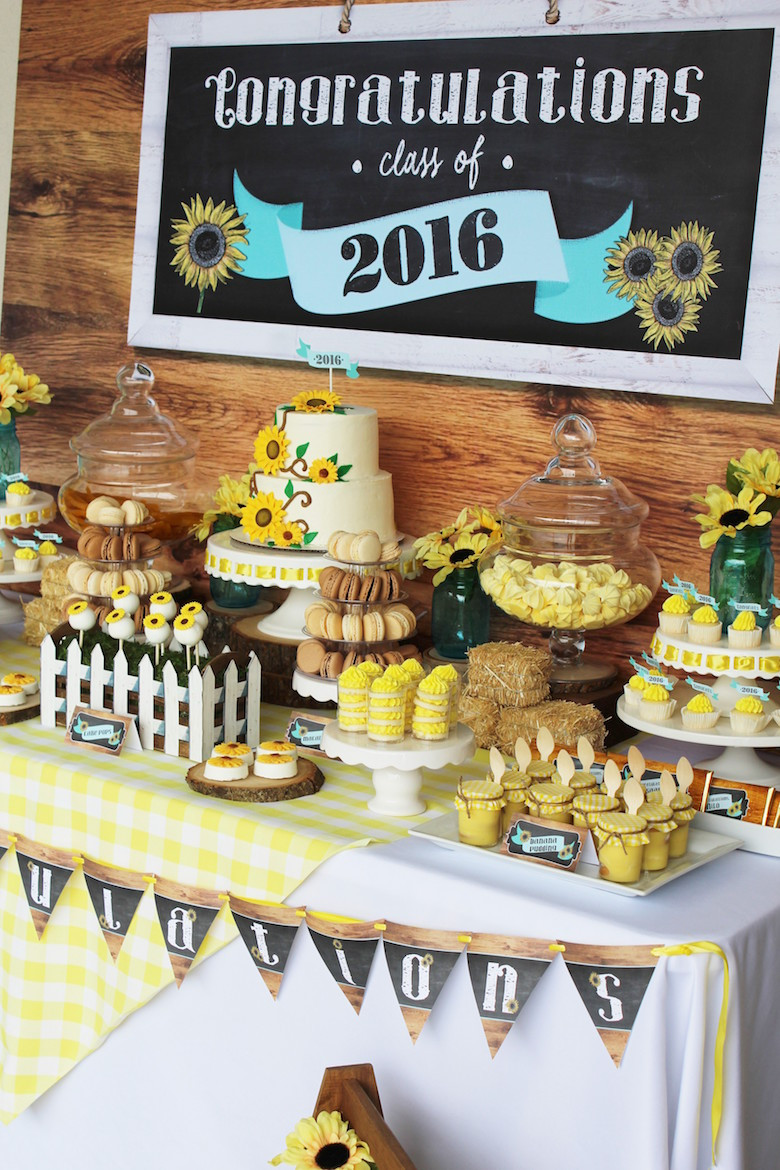 Country Chic Graduation Party Ideas
 Fawn Over Baby Country Themed Pre K Graduation Party By