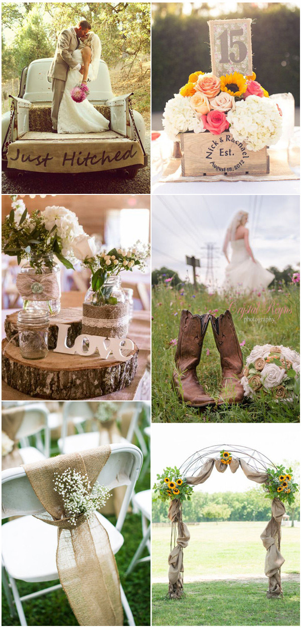 Country Wedding Decor
 100 Rustic Country Wedding Ideas and Matched Wedding