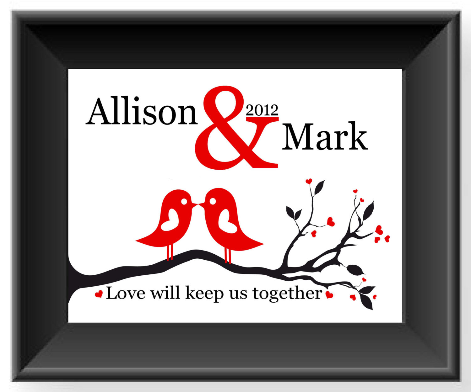 Couples Anniversary Gift Ideas
 Anniversary Gift Wedding Gift for Couple by KreationsbyMarilyn