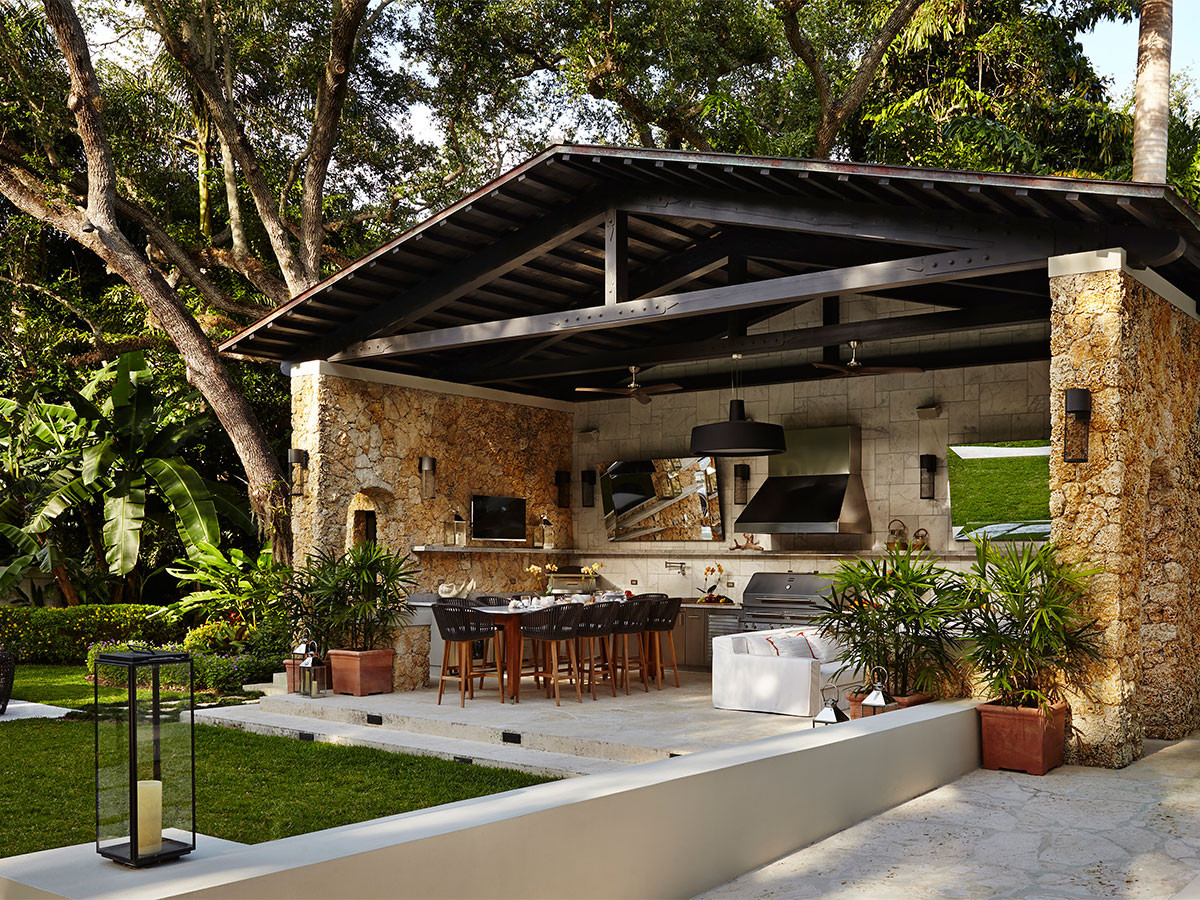 Covered Outdoor Kitchen
 Outdoor Kitchen Designing The Perfect Backyard Cooking