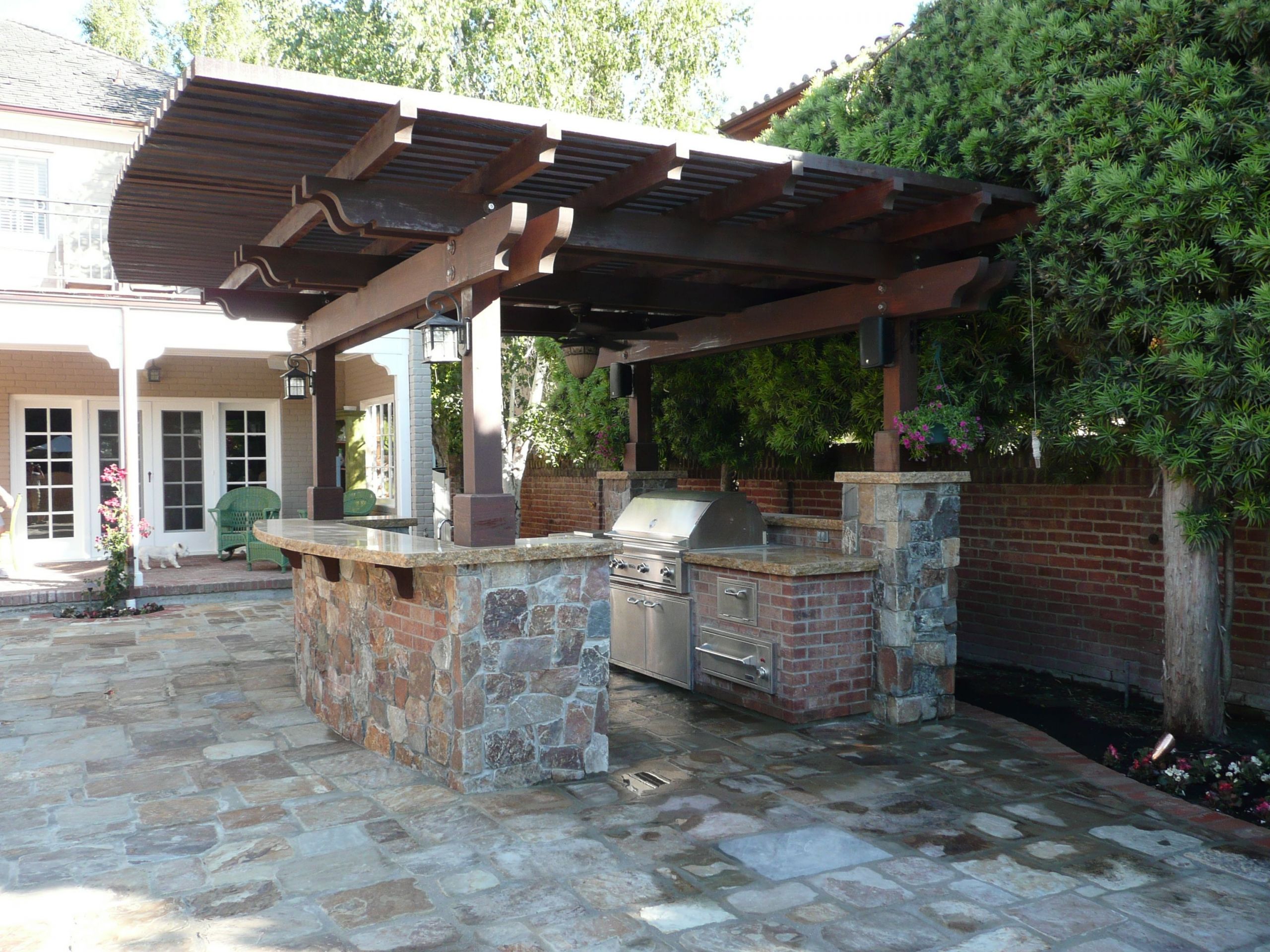 Covered Outdoor Kitchen Plans
 covered outdoor kitchen Google Search