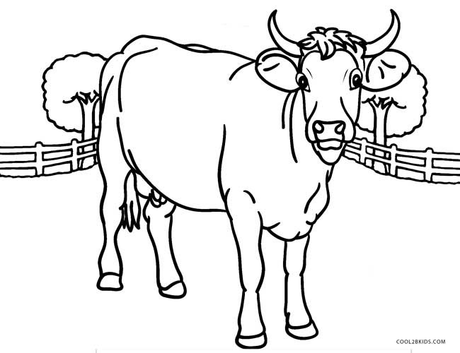 The top 21 Ideas About Cow Coloring Pages Free Printable - Home, Family ...