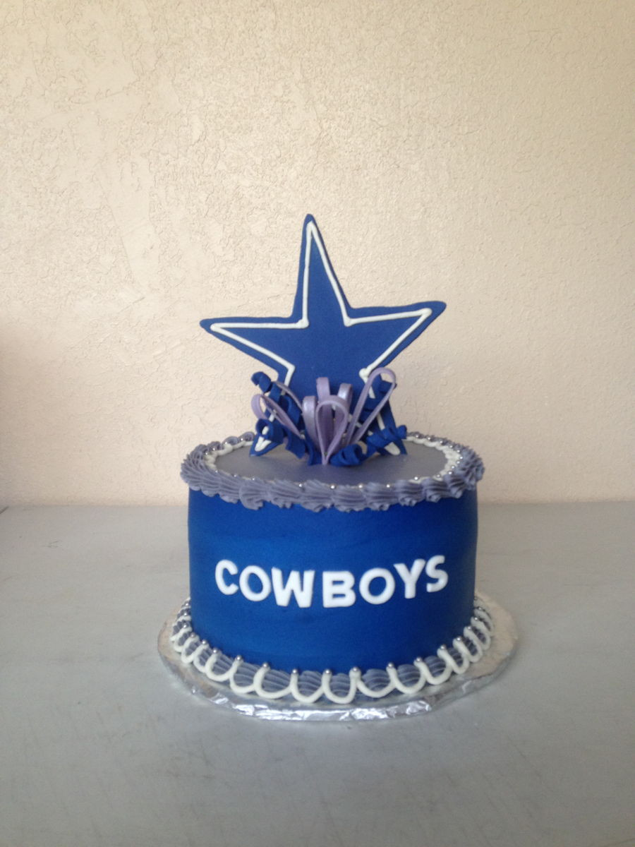 Cowboys Birthday Cake
 Small Dallas Cowboys Cake CakeCentral