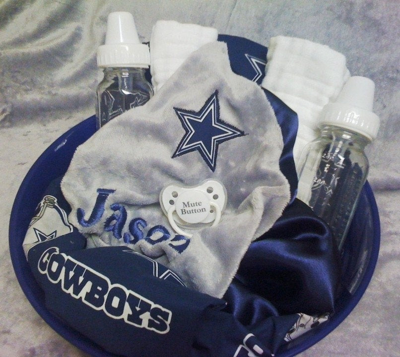 Cowboys Gift Ideas
 Dallas Cowboys Baby Gift Set