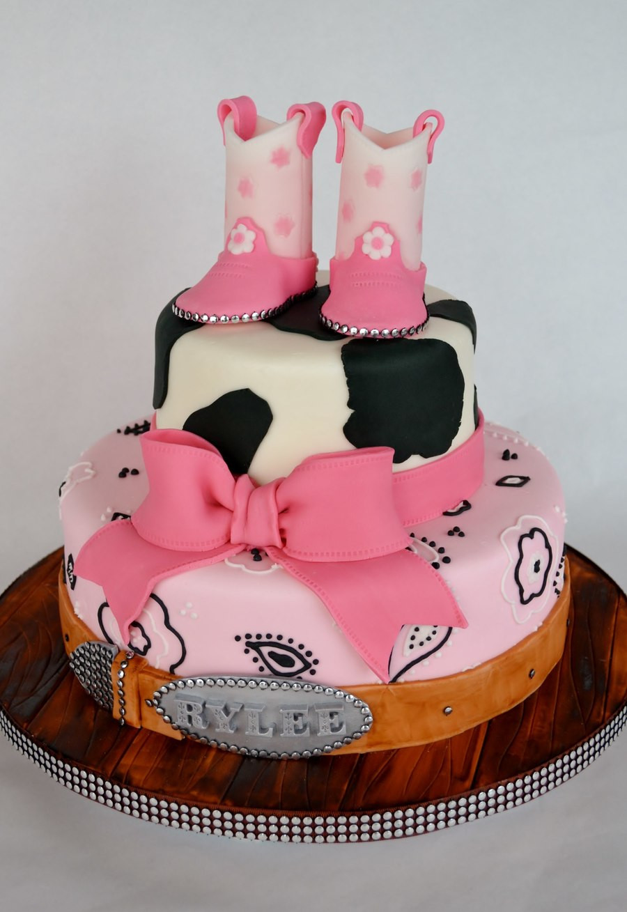 Cowgirl Birthday Cakes
 Cowgirl Western Cake CakeCentral