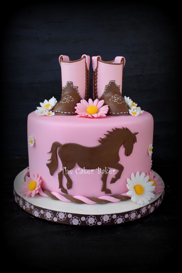 Cowgirl Birthday Cakes
 1616 best Farm Western Horse Cakes images on Pinterest