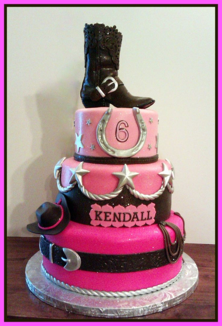 Cowgirl Birthday Cakes
 Cowgirl Cake Oh Kate s would love this for her next
