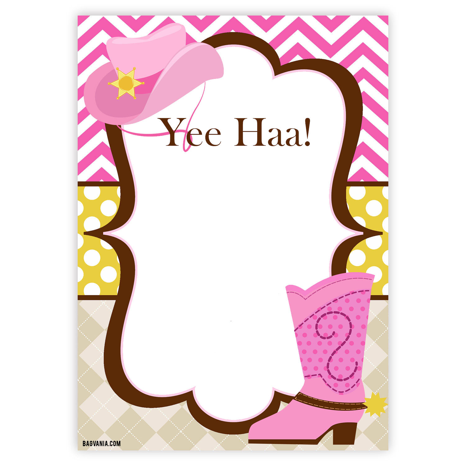 Cowgirl Birthday Invitations
 Free Printable Birthday Invitations line – FREE