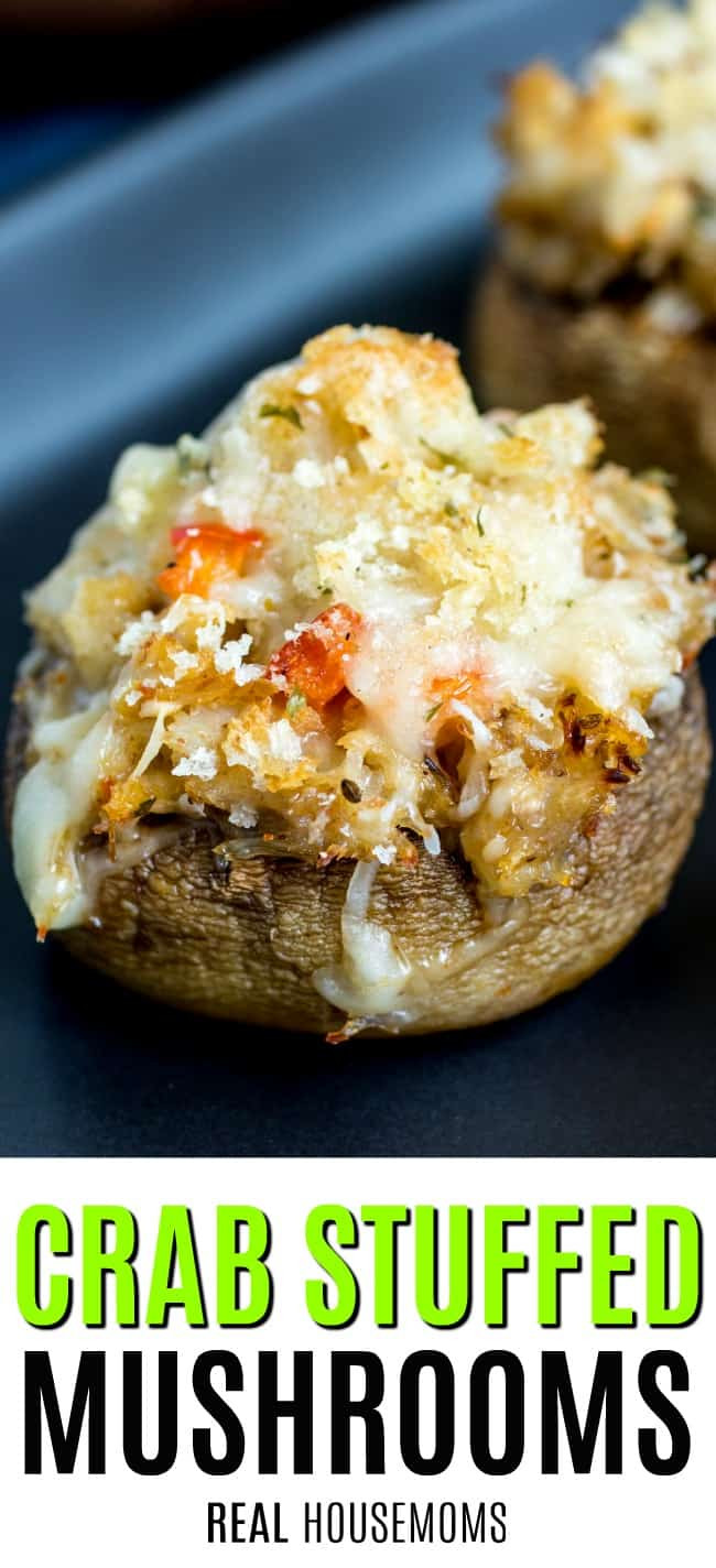 Crab Stuffed Mushroom Recipes
 Crab Stuffed Mushrooms ⋆ Real Housemoms