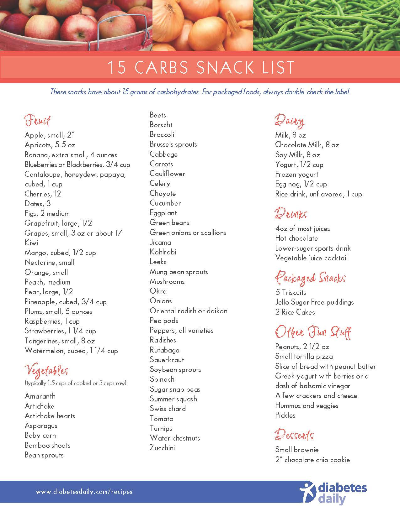 Crackers For Diabetics
 15 Carbs Snack List
