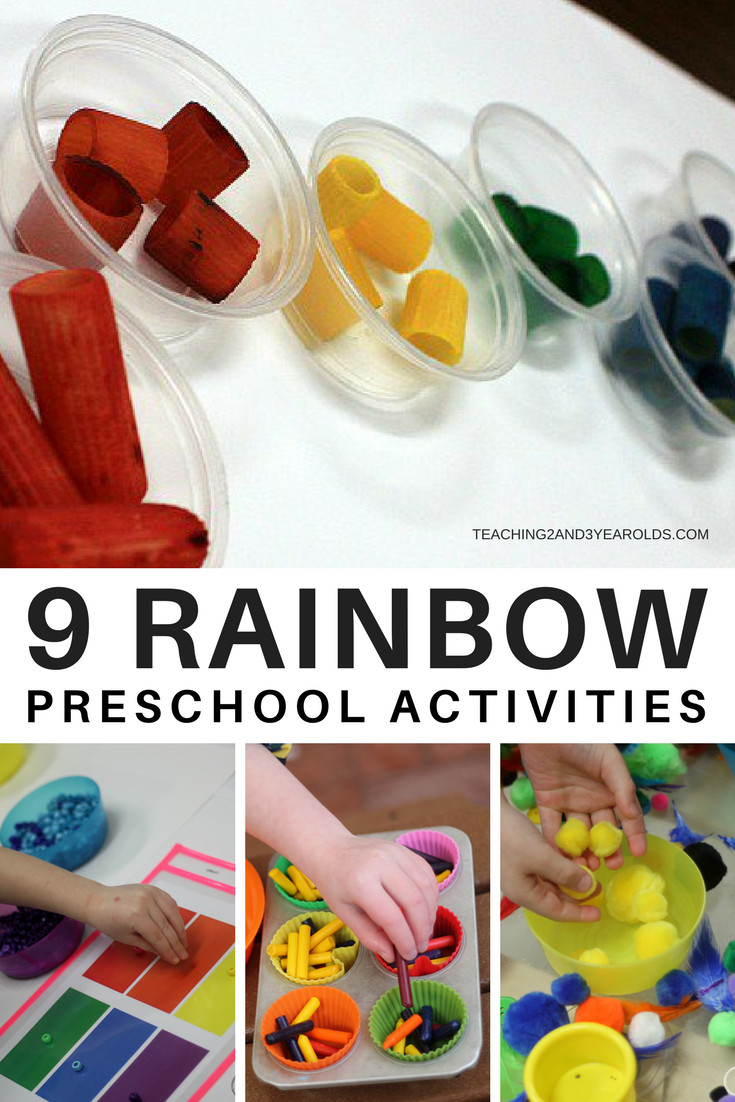 Craft Activities For Preschoolers
 9 Awesome Hands Preschool Rainbow Activities