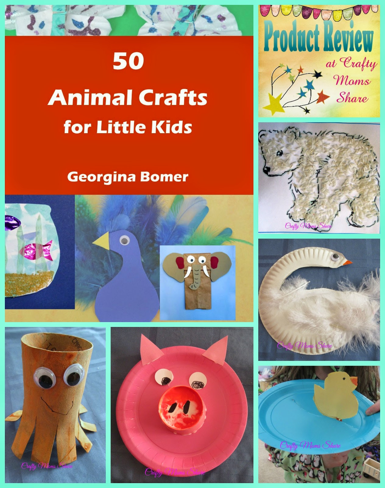 Craft For Small Kids
 Crafty Moms 50 Animal Crafts for Little Kids Book