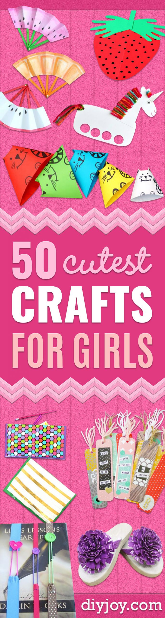 Craft Gift Ideas For Girls
 50 Cutest Crafts for Girls to Make