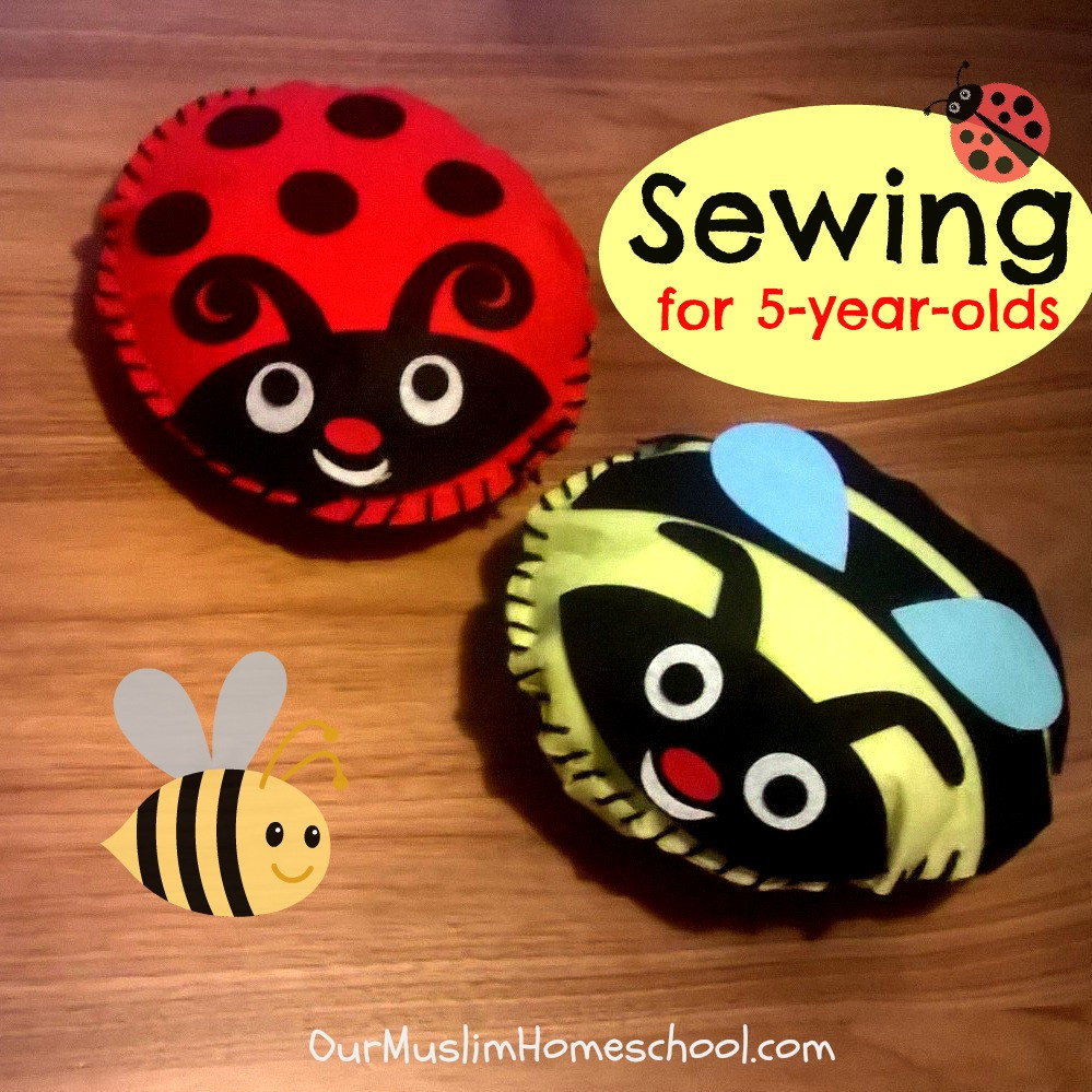 Craft Kits For 5 Year Olds
 Our Muslim Homeschool Sewing For 5 year olds