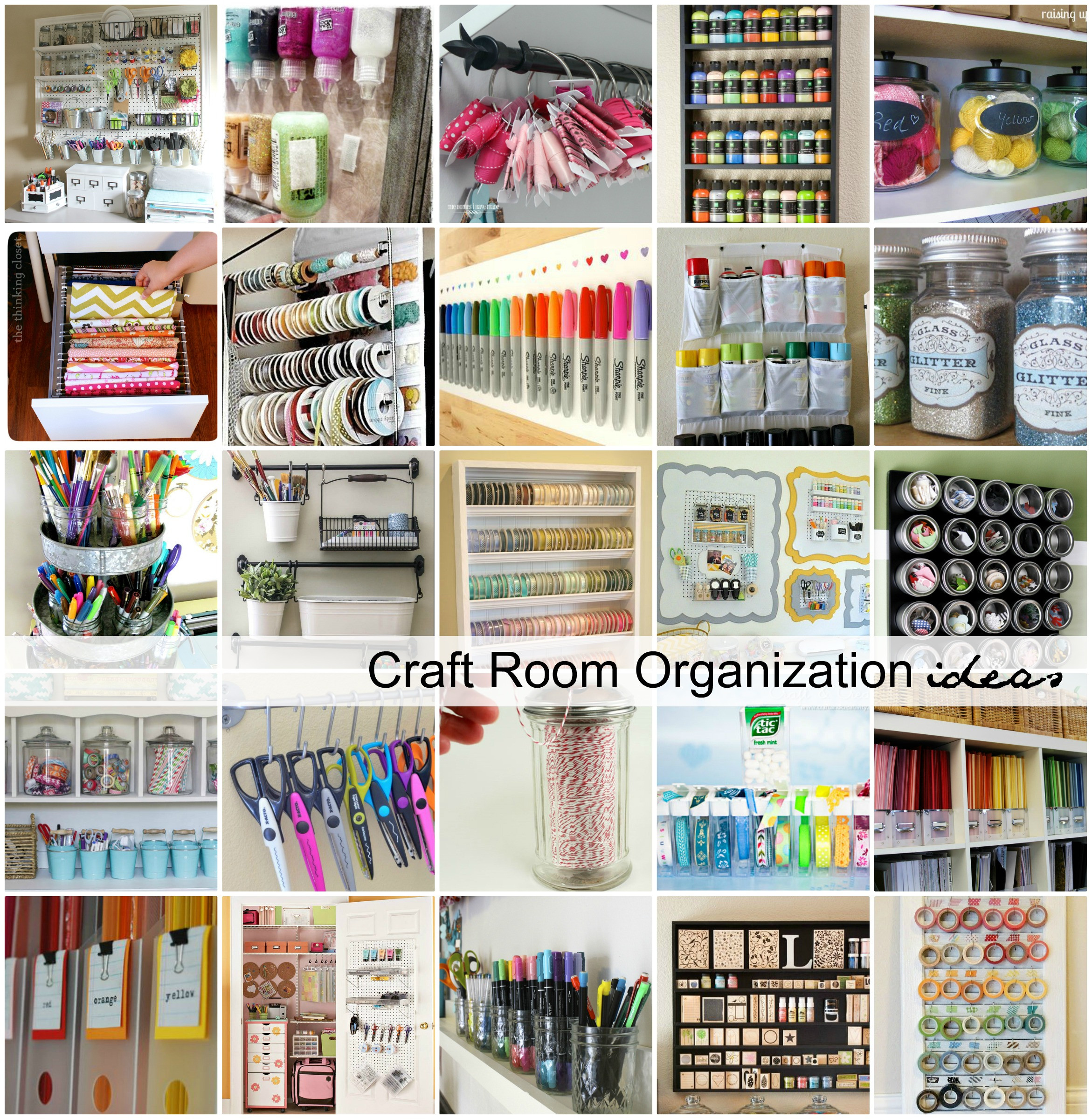 Craft Organization Ideas
 Craft Room Organization and Storage Ideas The Idea Room