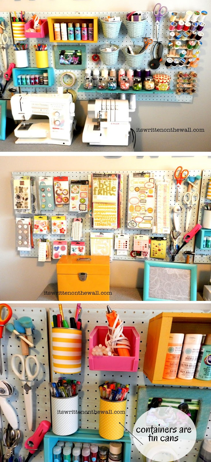 Craft Organization Ideas
 It s Written on the Wall Craft Room Organizing Ideas How