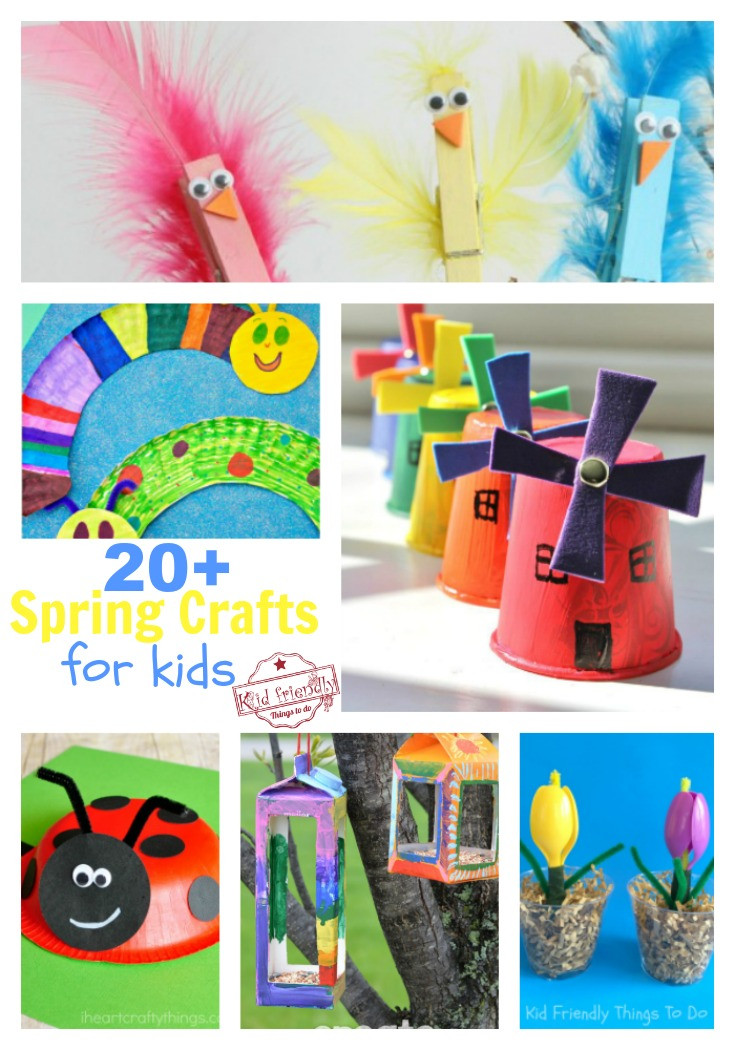 Craft Project For Toddler
 Over 20 Easy to Make Crafts for Kids That Wel e Spring