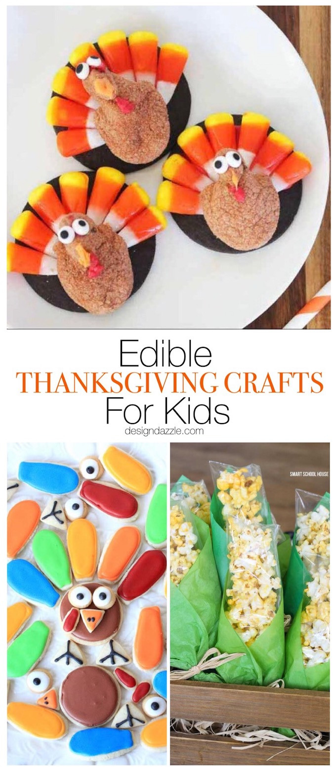Craft Project For Toddler
 Edible Thanksgiving Crafts For Kids Design Dazzle