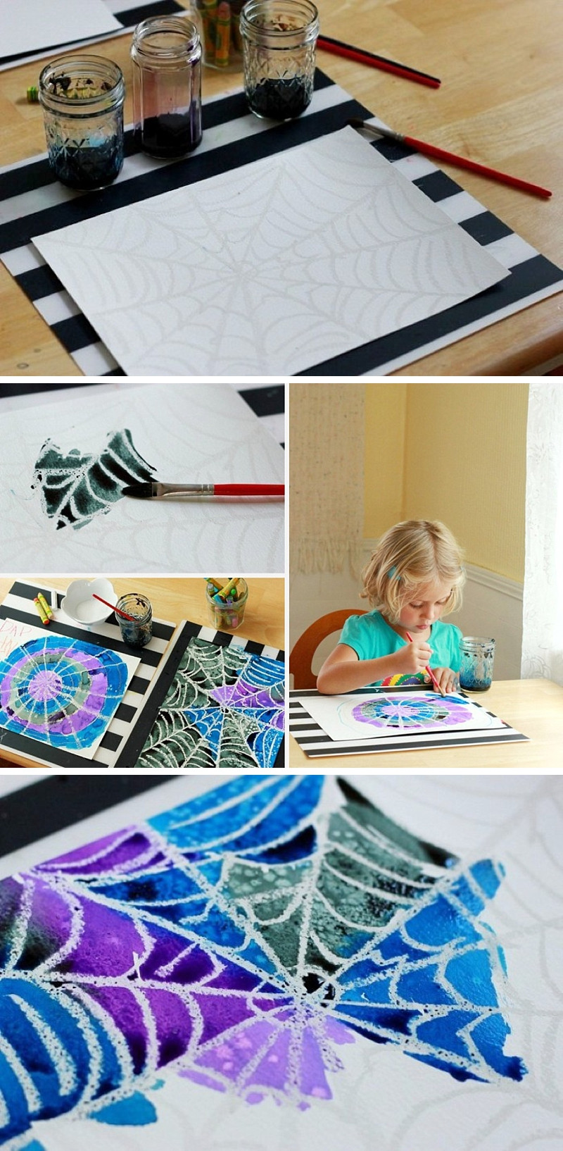 Craft Projects For Toddlers
 Spider Web Art Project A Simple and Beautiful