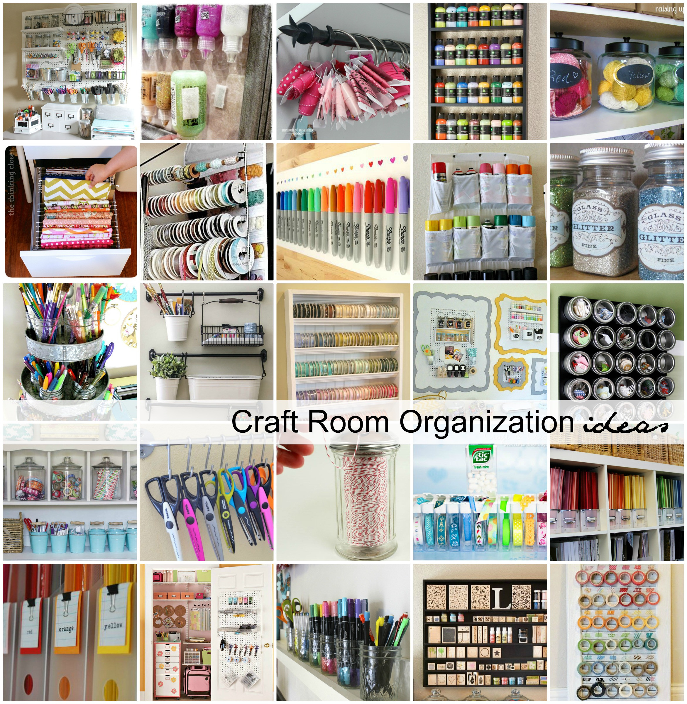 Craft Room Organization Ideas
 Craft Room Organization and Storage Ideas The Idea Room