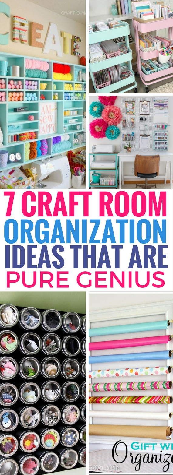 Craft Room Organization Ideas
 7 Craft Room Organization Ideas That Are Pure Genius