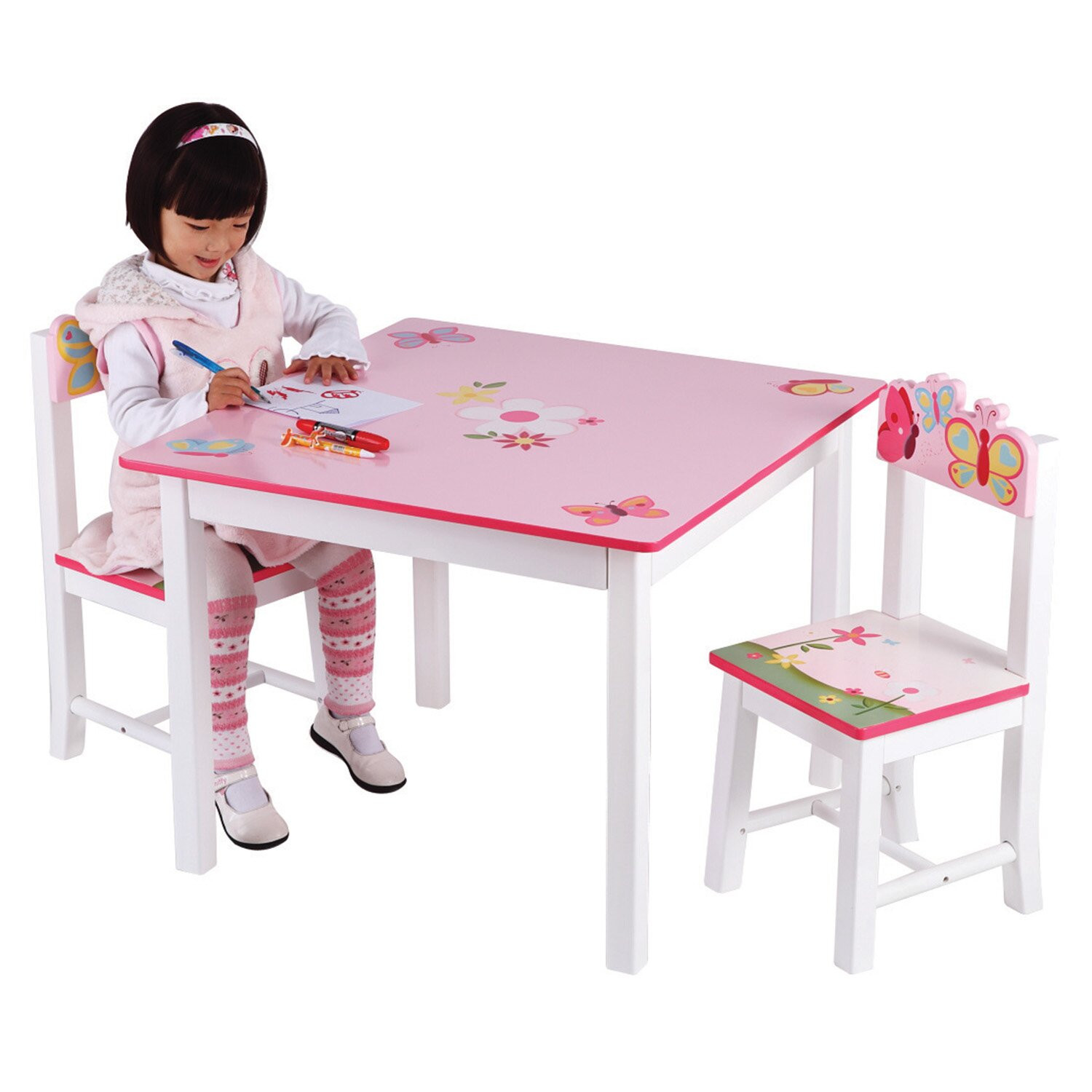 Craft Sets For Toddlers
 Guidecraft Butterfly Bud s Kids 3 Piece Table and Chairs