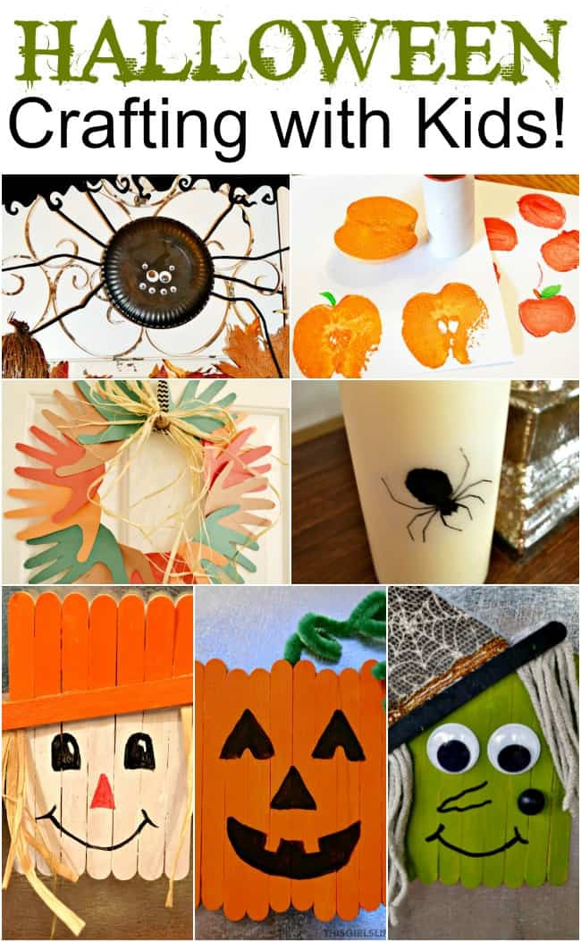 Crafting With Kids
 Quick Halloween crafts for kids 30 minutes or less
