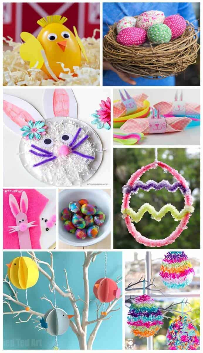 Crafting With Kids
 Easy And Fun Easter Crafts For Kids · The Inspiration Edit