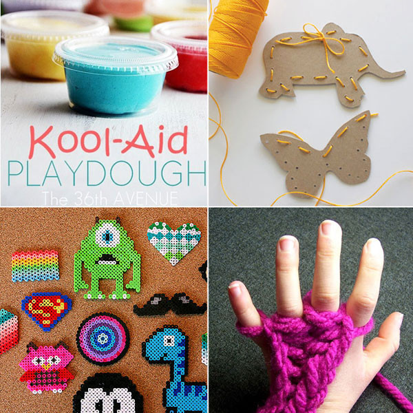 Crafting With Kids
 20 best indoor kid crafts and activities