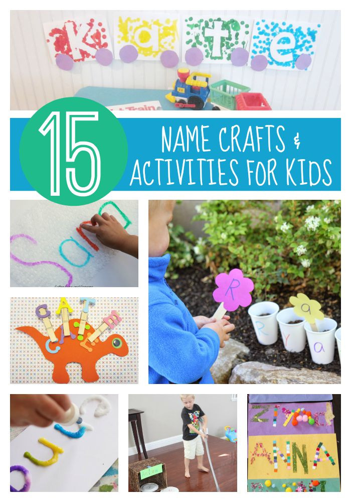 Crafts And Activities For Toddlers
 Toddler Approved 15 Name Crafts and Activities for Kids