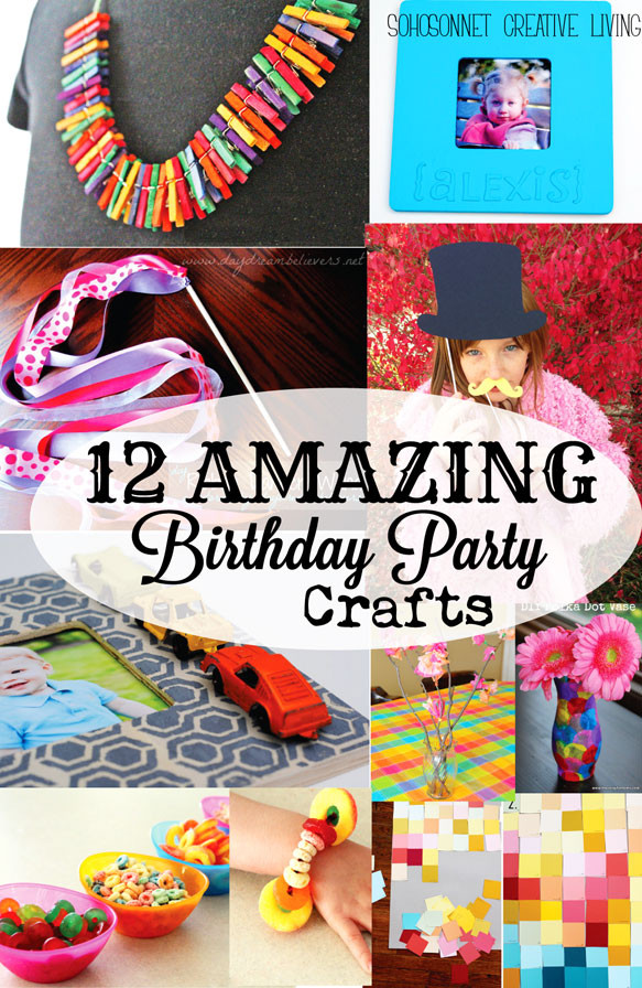 Crafts For Kids Party
 12 Birthday Party Craft Activities for Kids SohoSonnet