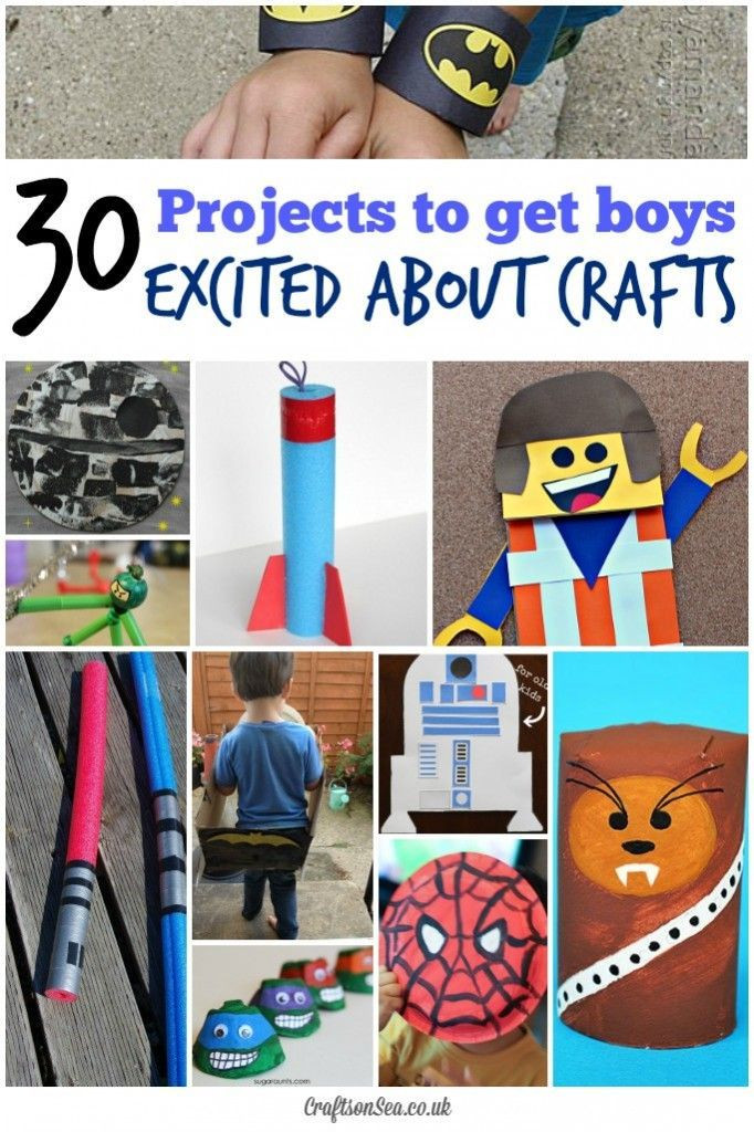 Crafts For Toddler Boys
 30 Cool Craft Ideas for Boys
