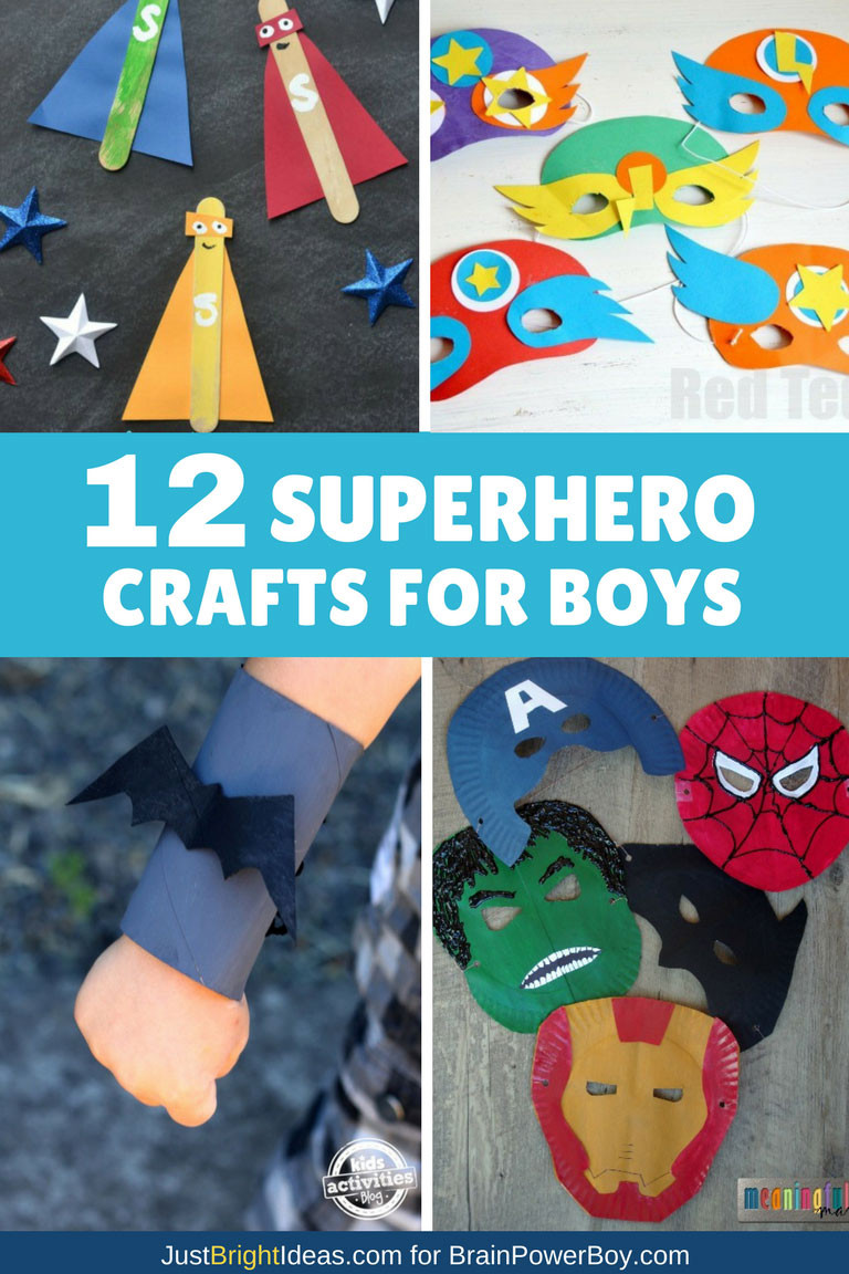 Crafts For Toddler Boys
 Super Cool Superhero Crafts for Boys They Will Love To