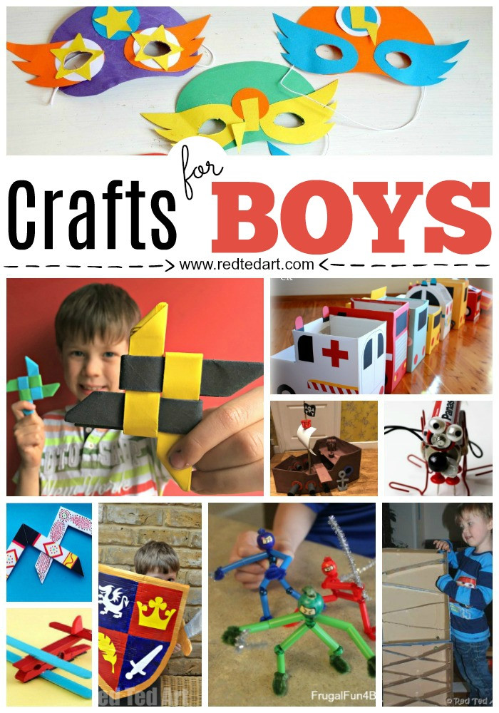 Crafts For Toddler Boys
 Best Crafts for Boys Red Ted Art Make crafting with