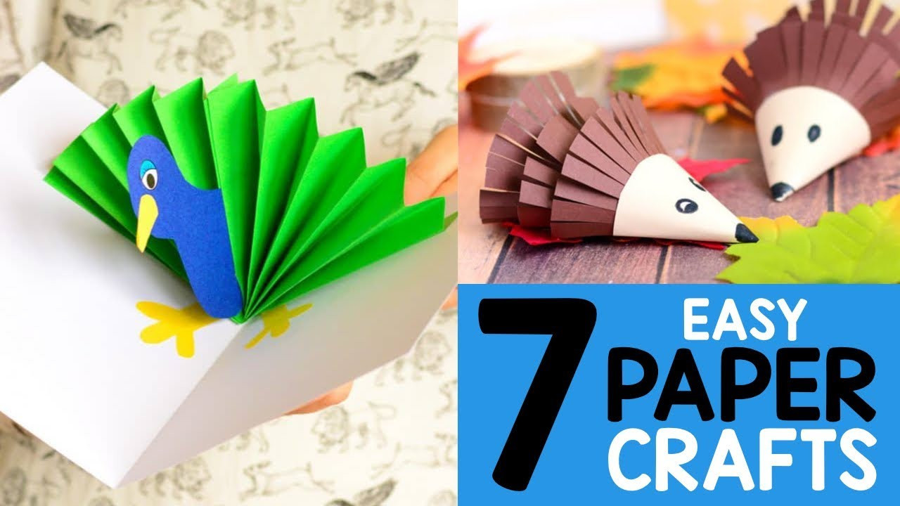 Crafts For Toddler Boys
 Paper Craft ideas for Kids 7 simple crafts for kids