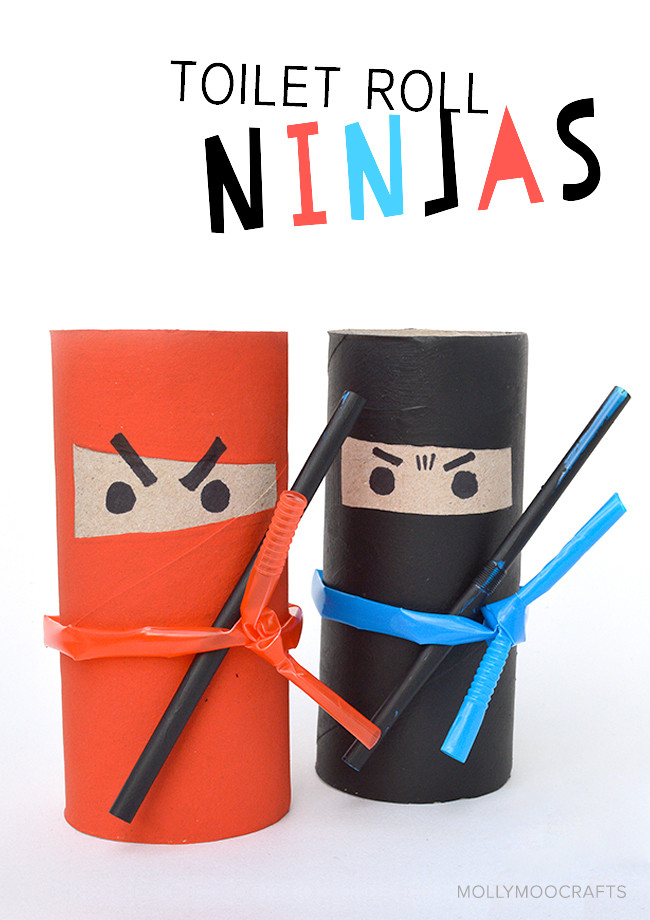 Crafts For Toddler Boys
 MollyMooCrafts Fun Crafts For Kids Toilet Roll Ninjas