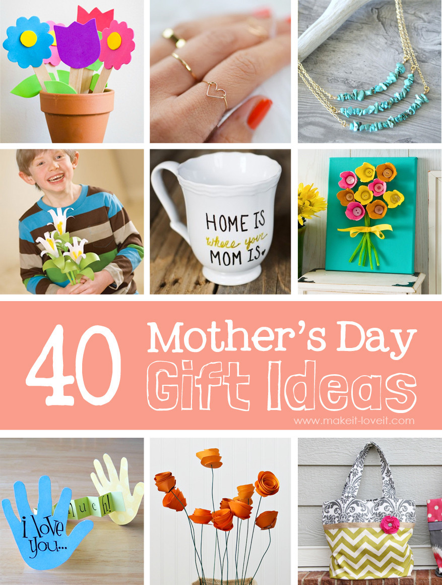 Crafty Gifts For Mom
 40 Homemade Mother s Day Gift Ideas