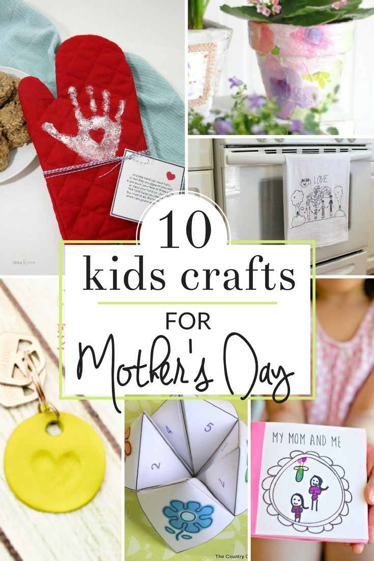Crafty Gifts For Mom
 Homemade Mother s Day Gifts from Kids The Crazy Craft Lady