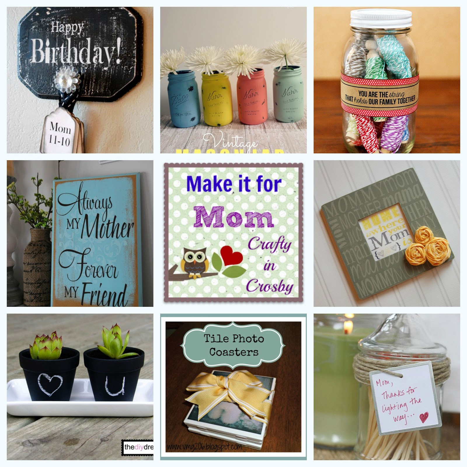 Crafty Gifts For Mom
 Crafty in Crosby Make It For Mom Mother s Day Craft Ideas