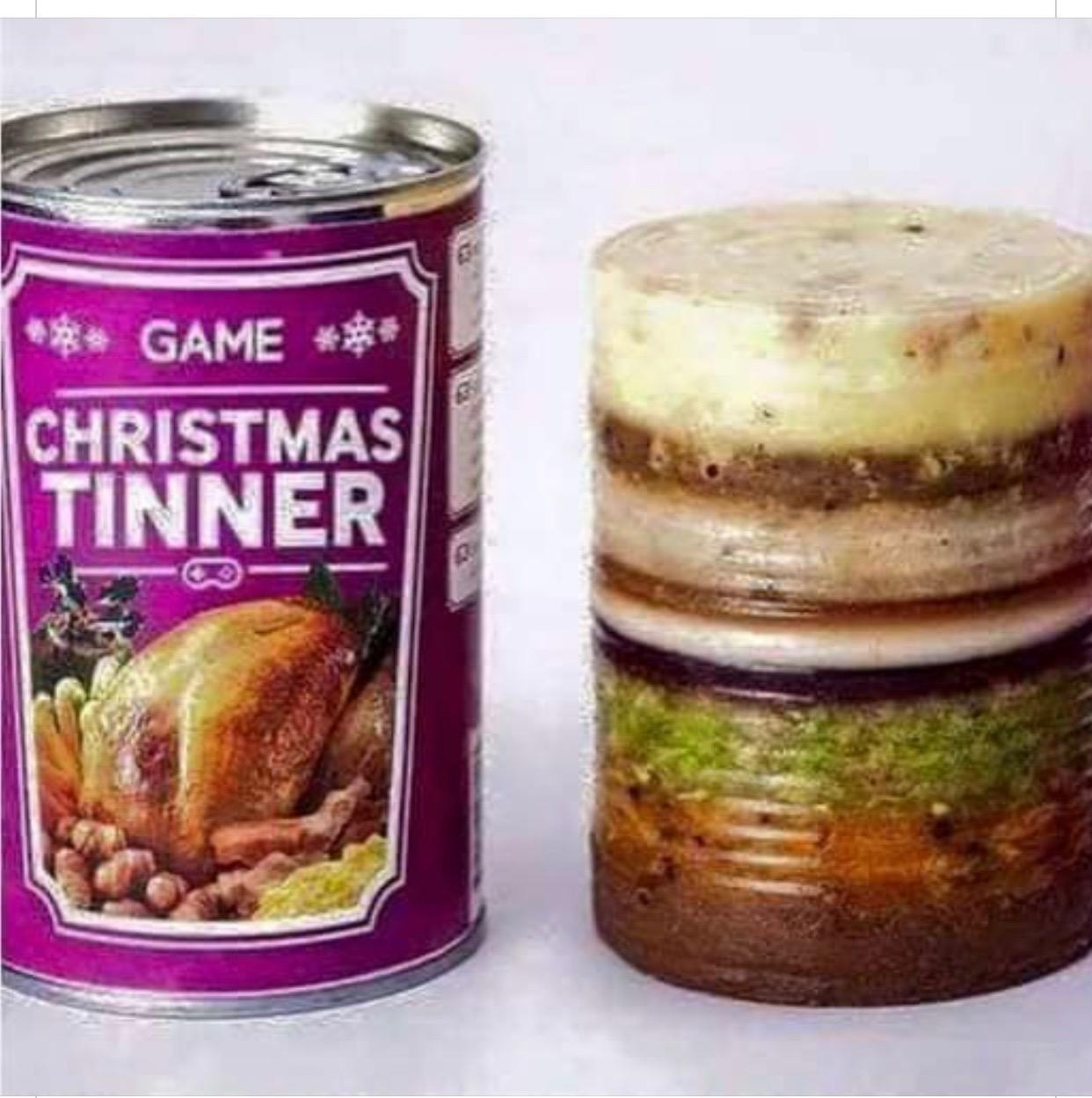 Craig'S Thanksgiving Dinner In A Can
 Christmas Tinner funny