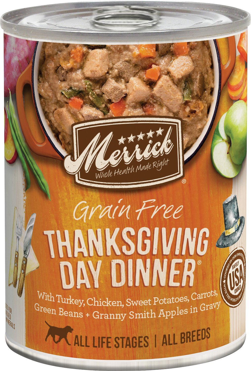 Craig'S Thanksgiving Dinner In A Can
 Merrick Grain Free Thanksgiving Day Dinner Canned Dog Food
