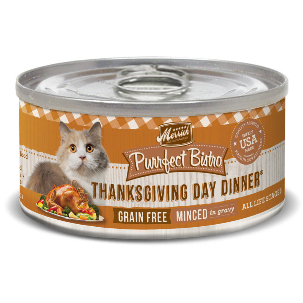 Craig'S Thanksgiving Dinner In A Can
 Merrick Purrfect Bistro GF Cat Can Thanksgiv Day Dnr 5 5oz