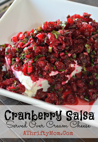Cranberry Salsa Recipes
 Cranberry Salsa Recipe served over Cream Cheese
