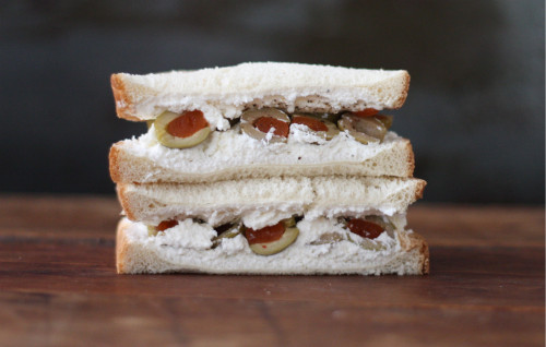 Cream Cheese And Olive Sandwiches
 E A T Back To School Throwback Lunches Classic Cream