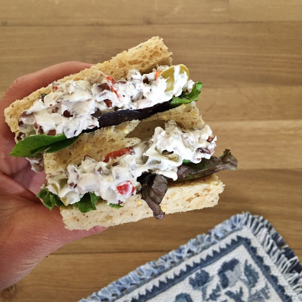 Cream Cheese And Olive Sandwiches
 Cream Cheese and Olive Spread dairy free