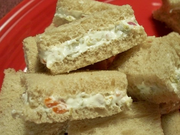 Cream Cheese And Olive Sandwiches
 Cream Cheese And Olive Party Sandwiches Recipe Food