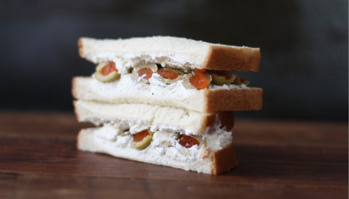Cream Cheese And Olive Sandwiches
 E A T Back To School Throwback Lunches Classic Cream
