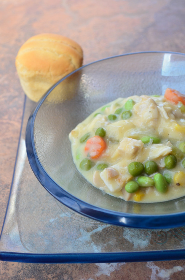 Creamy Chicken And Dumpling Soup
 Creamy Chicken and Dumpling Soup SUPER EASY