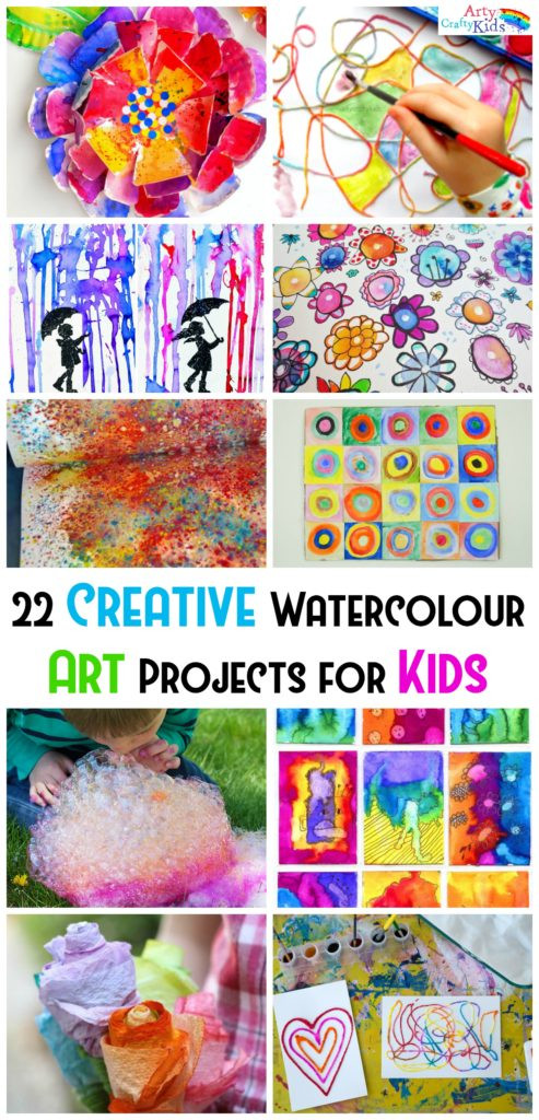 Creative Activities For Kids
 Creative Watercolor Art Projects for Kids Arty Crafty Kids