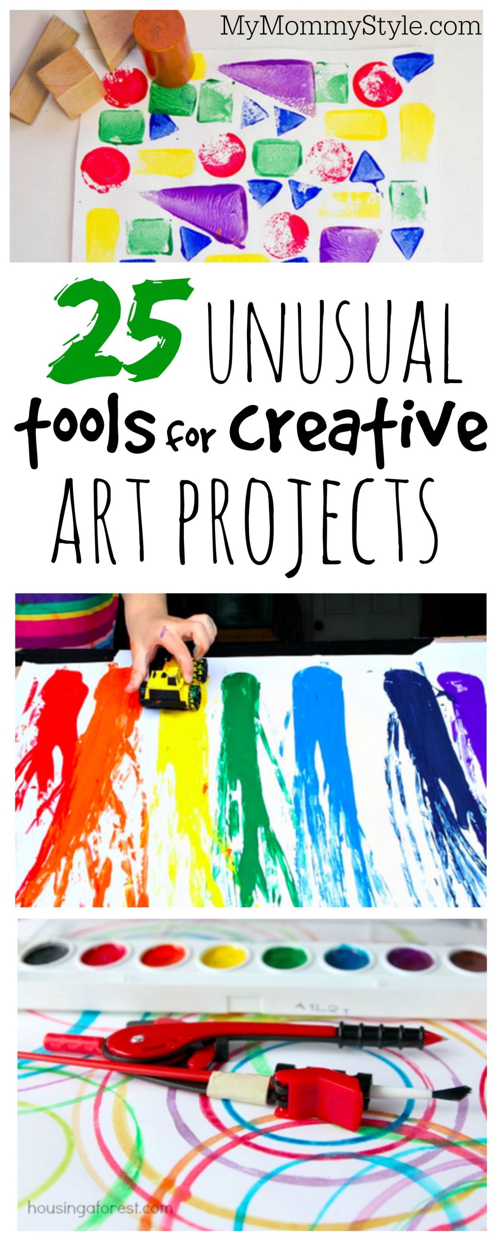 Creative Art Ideas For Preschoolers
 25 Unusual Tools for Creative Art Projects